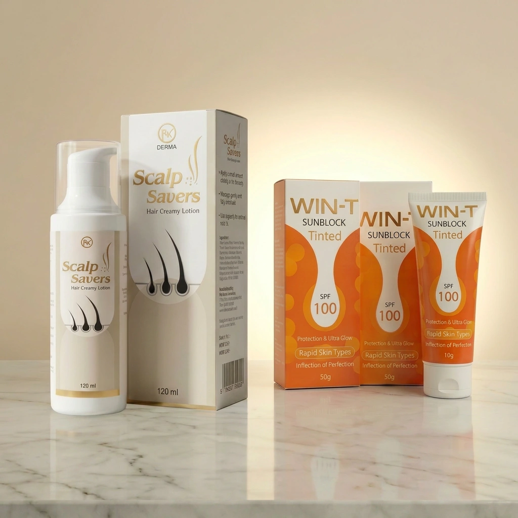 RK Derma Scalp Saver — Advanced Creamy Hair Lotion for post-procedure scalp recovery after Hair Transplant, PRP, and Exosome treatments