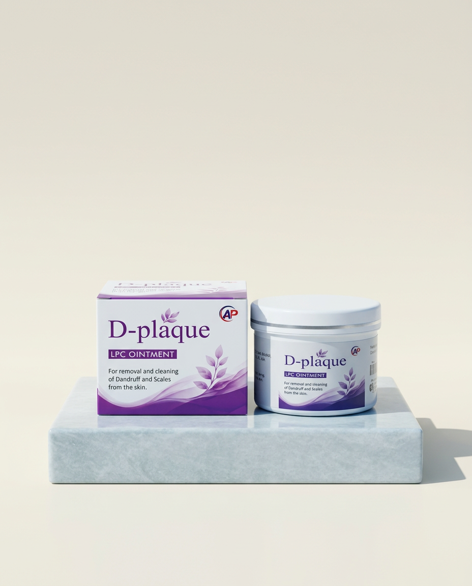 D-plaque LPC Ointment, Targeted topical care for stubborn scalp and skin patches