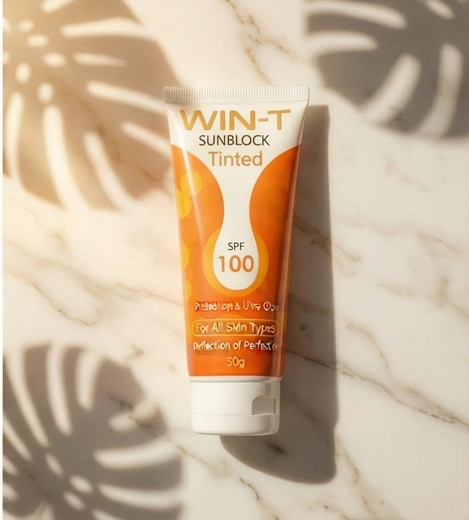Lightweight, non-greasy sunscreen applied on face, no white cast. Lightweight, non-greasy sunscreen applied on face, no white cast.