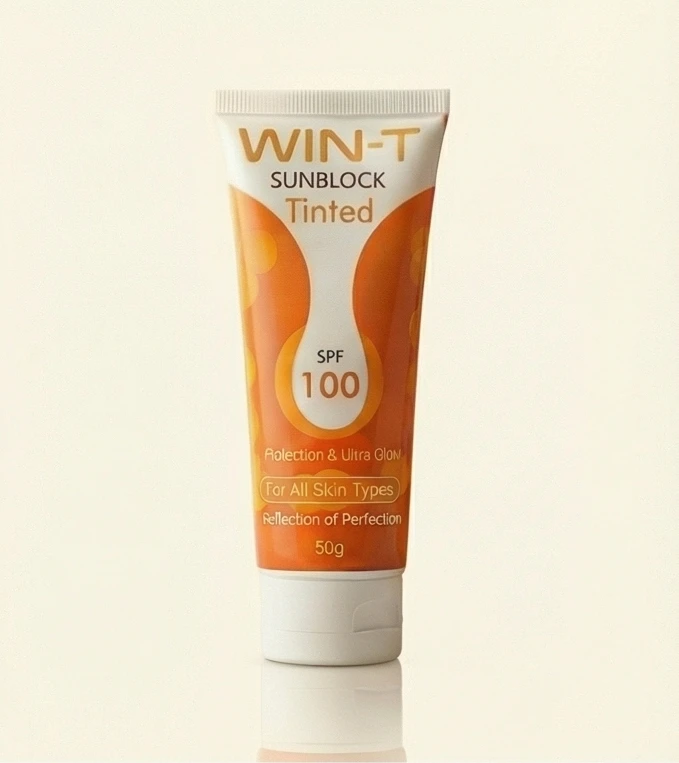 "Dermatology-approved broad spectrum sunblock protecting skin from UVA and UVB." Dermatology-approved broad spectrum sunblock protecting skin from UVA and UVB.
