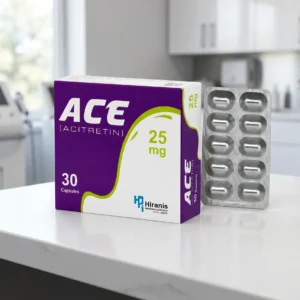 ACE® (Acitretin) 25mg Capsules | Advanced Oral Retinoid Therapy for Severe Psoriasis.