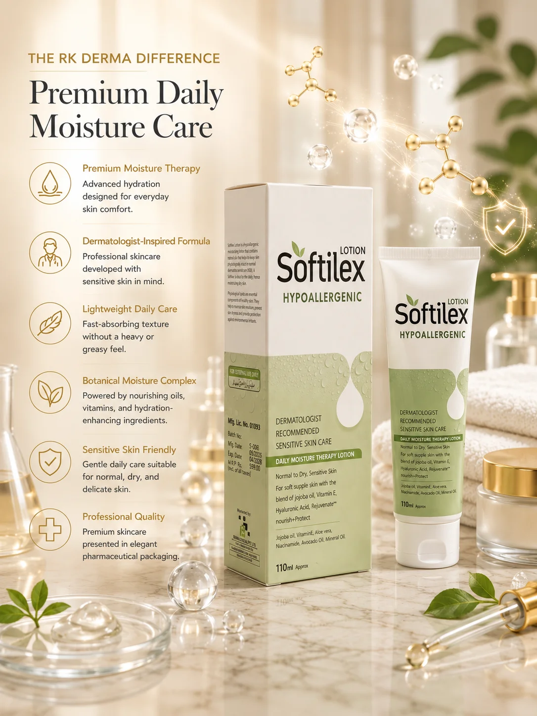 Softilex® Hypoallergenic Lotion Softilex® Hypoallergenic Lotion - Image 6