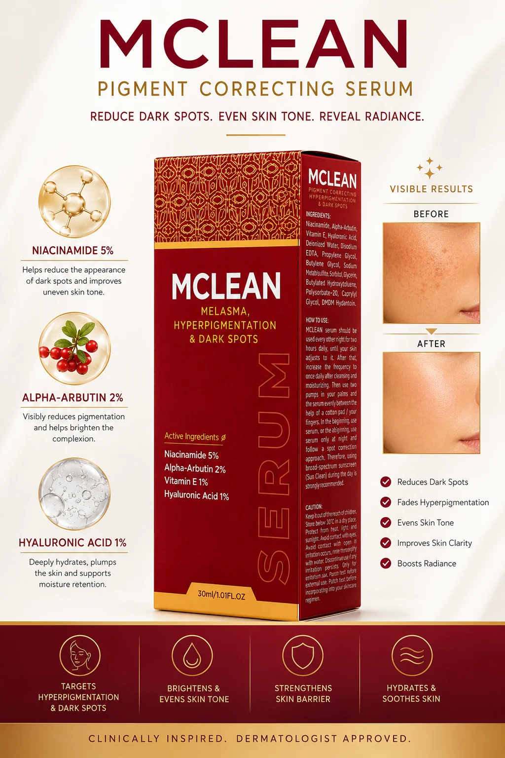 MCLEAN Pigment Correcting Serum