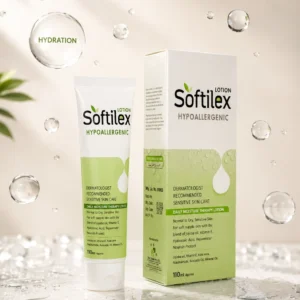 Softilex product display with soft natural lighting