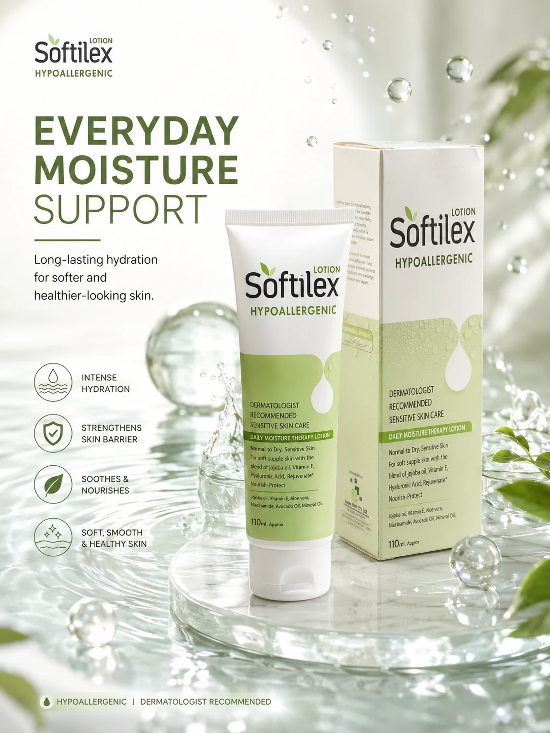 Softilex® Hypoallergenic Lotion Softilex® Hypoallergenic Lotion - Image 3