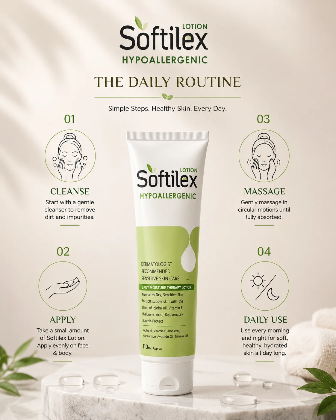 Softilex® Hypoallergenic Lotion Softilex® Hypoallergenic Lotion - Image 4